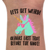 Let’s Get Weird Unicorn Bachelorette