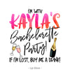 Bold Watercolor Bachelorette