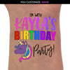 Bold Unicorn Birthday