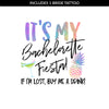 Bold Watercolor Bachelorette Fiesta