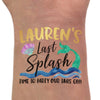 Last Splash Watercolor Bachelorette