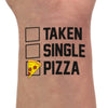 Taken, Single, Pizza